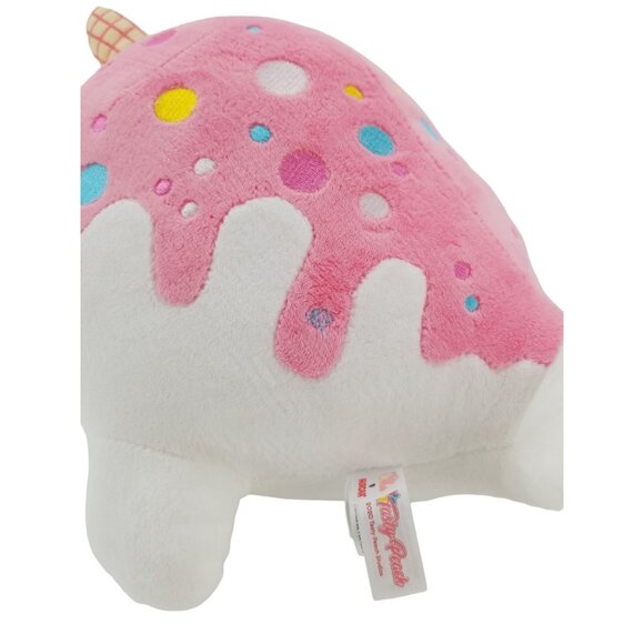 Aurora Tasty Peach Vanilla-Berry Nomwhal Plush Ice Cream Narwhal - Picture 14 of 14